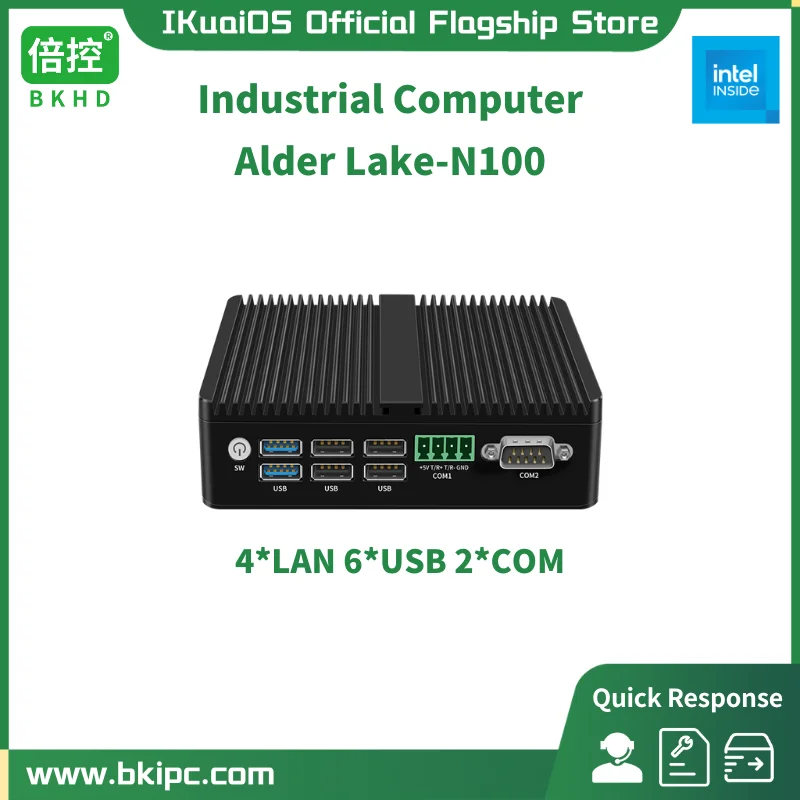 IKuaiOS  ˴ Lake-N100  ̴ PC, ̴  ڵȭ  IoT ȣȯ,  , G30, 4x2.5G